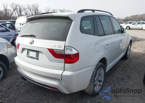 2007 BMW X3 3.0Si from USA, damaged, VIN WBXPC93437WF09134